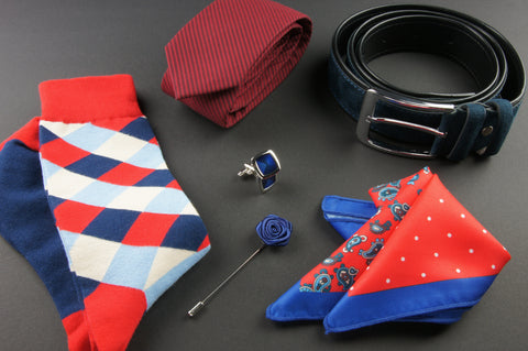 Set cadou barbati Sei Rubrum-Caeruleum