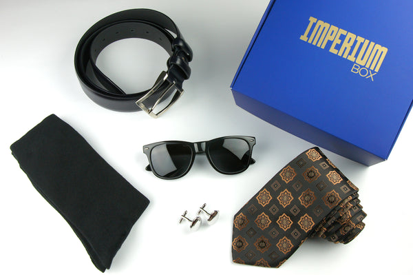 Set cadou barbati Quinque Nero