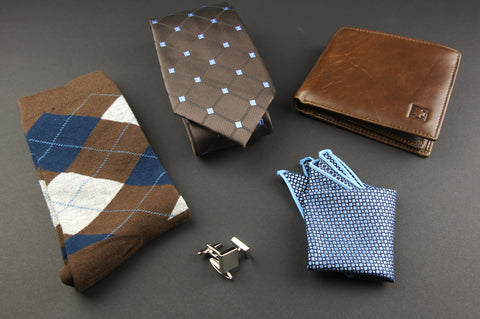 Set cadou barbati Quinque Brunneis