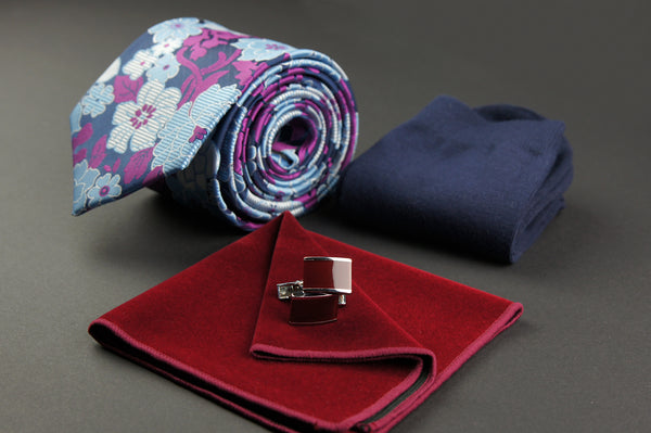 Set cadou barbati Quattuor Burgundia
