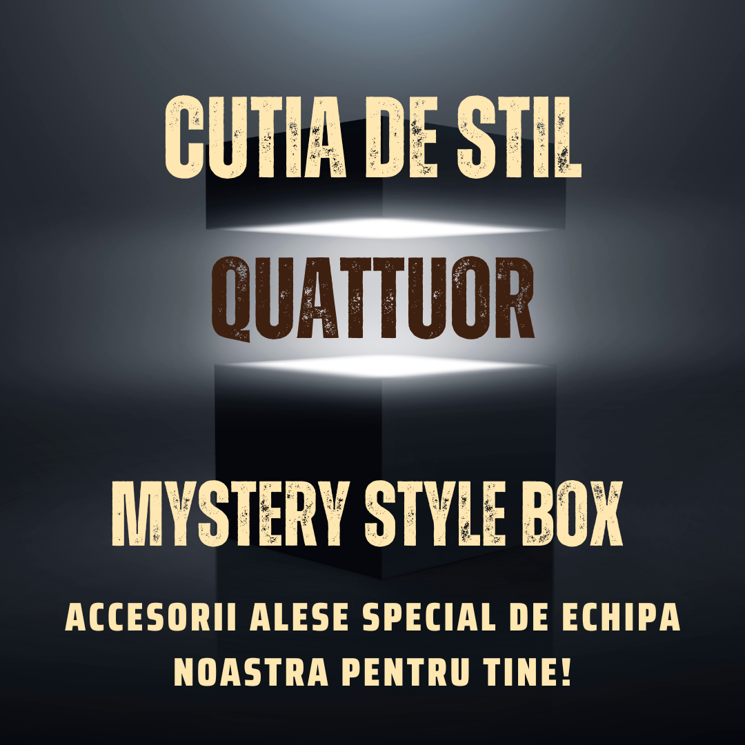 Mystery Style Box Abonament Lunar Quattuor Set Accesorii pentru Barbati